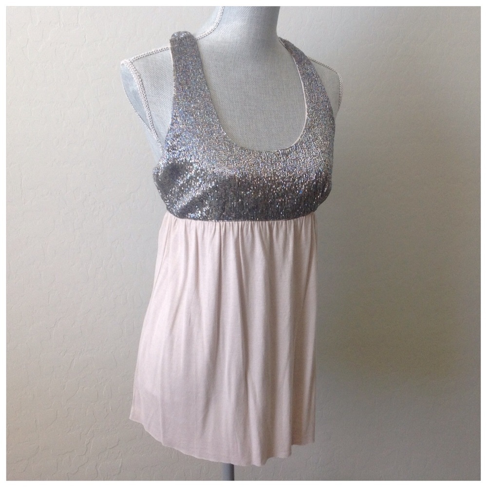 Silver Sequin Top - image 2